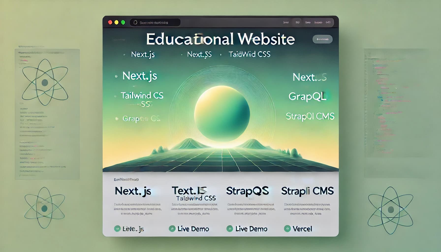Preview of Educational Website project